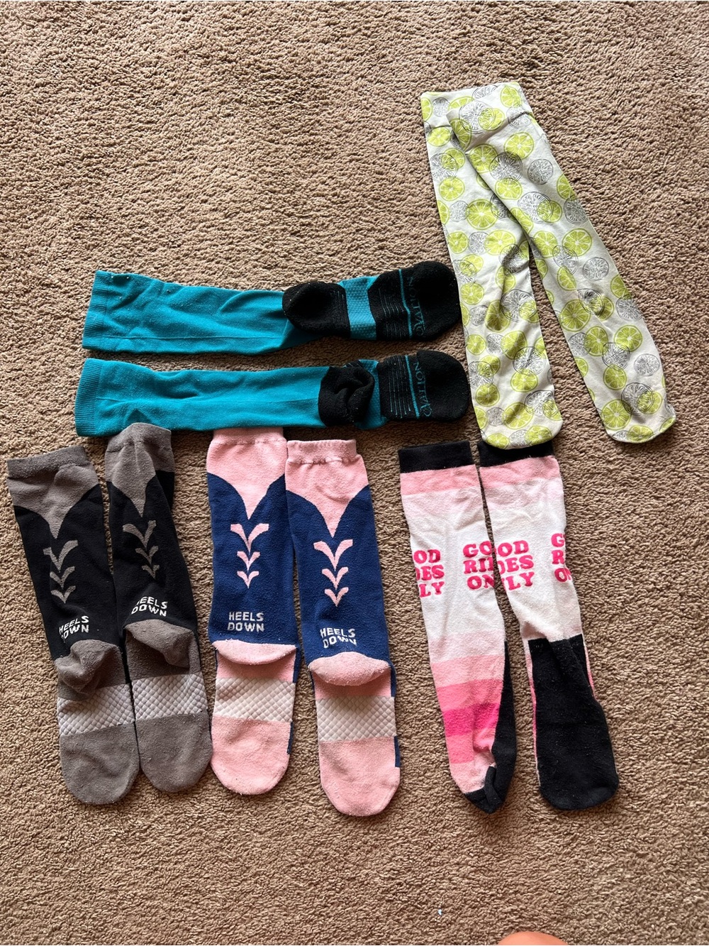 Women’s equestrian socks for tall boots